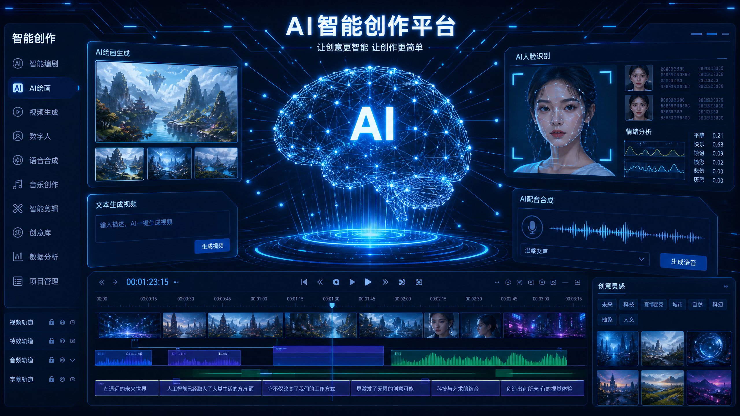 高清3D动漫AI传媒剪辑教程演示