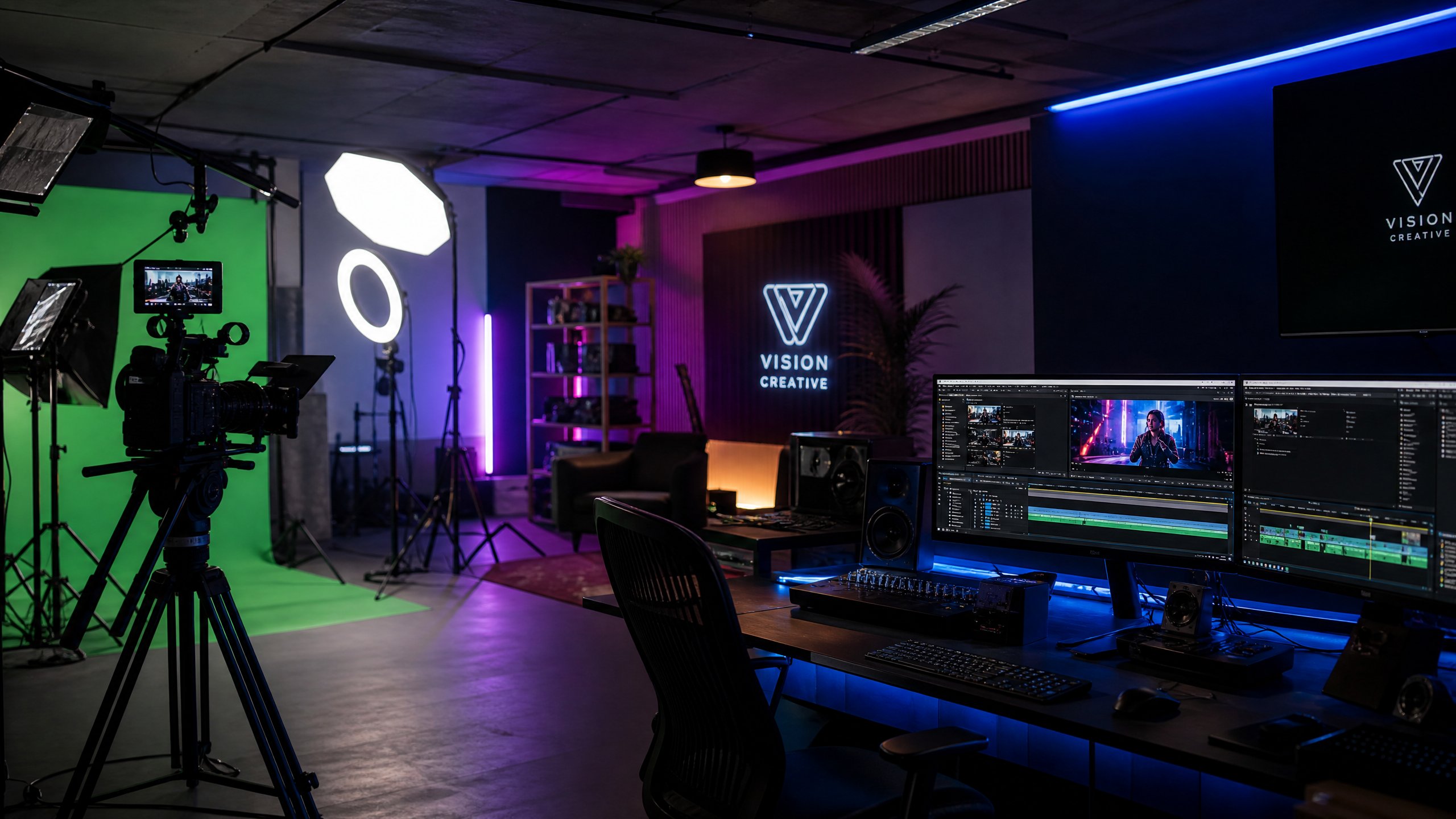 高清3D动漫传媒MV拍摄制作现场